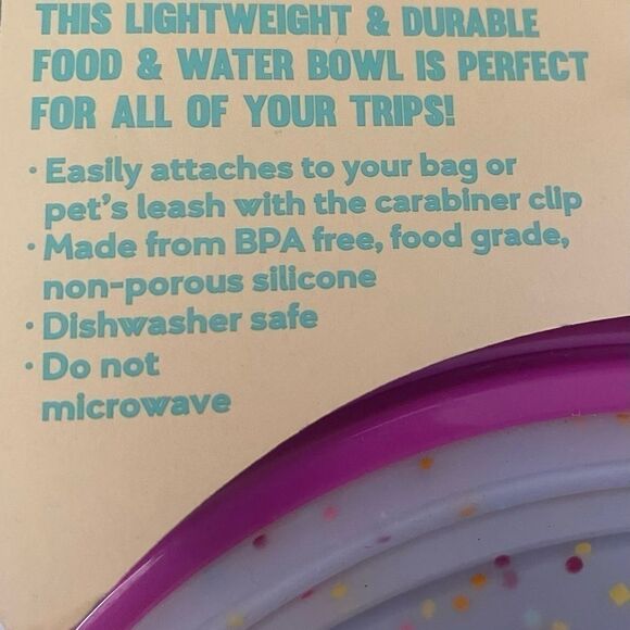 Portable Collapsible Pet Bowl Dishwasher Safe Pet Supplies Dog Bowl Cat Bowl - Picture 3 of 15